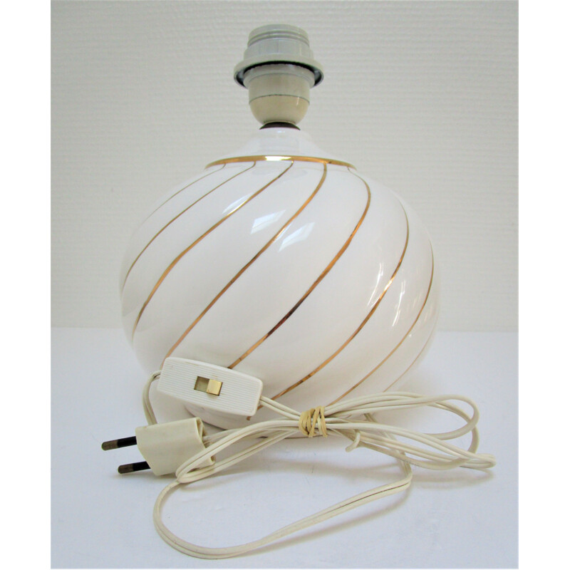 Lampe italienne vintage en céramique, 1980