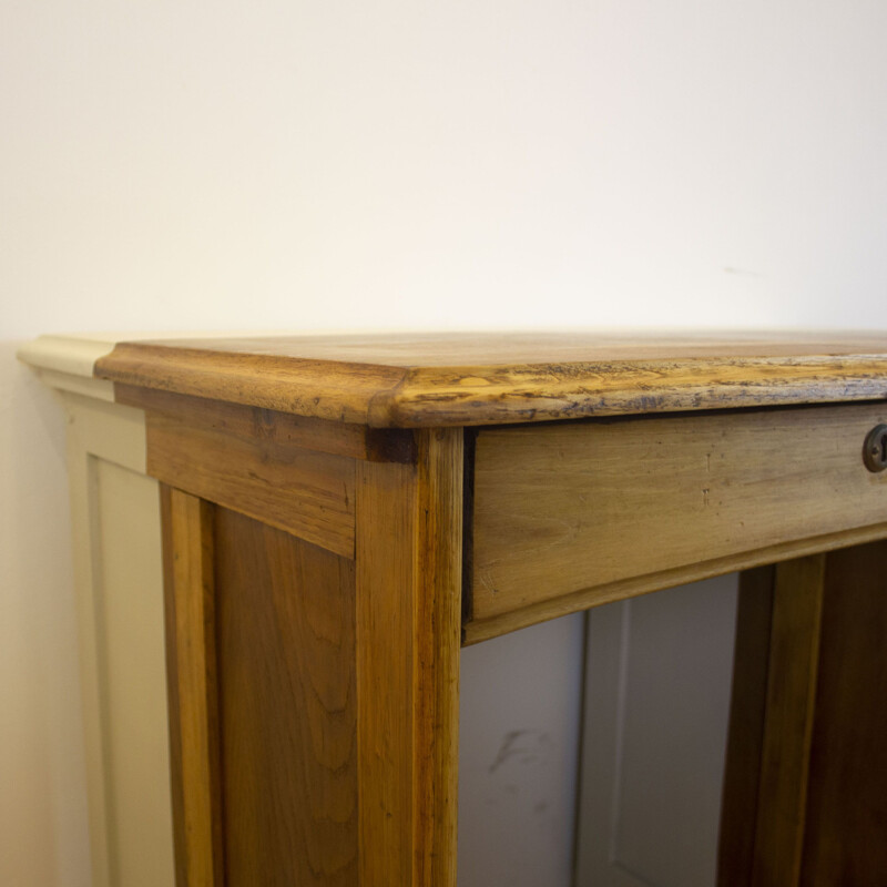 Vintage oak desk, Spain 1930s