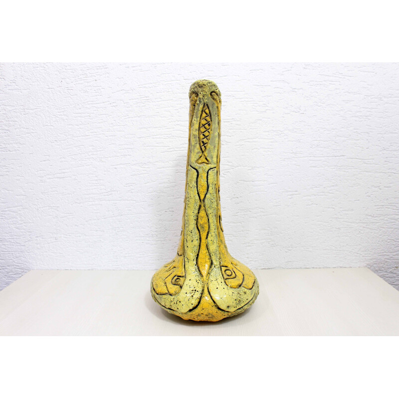 Vintage ceramic soliflore by J Schwegler, Switzerland 1960s