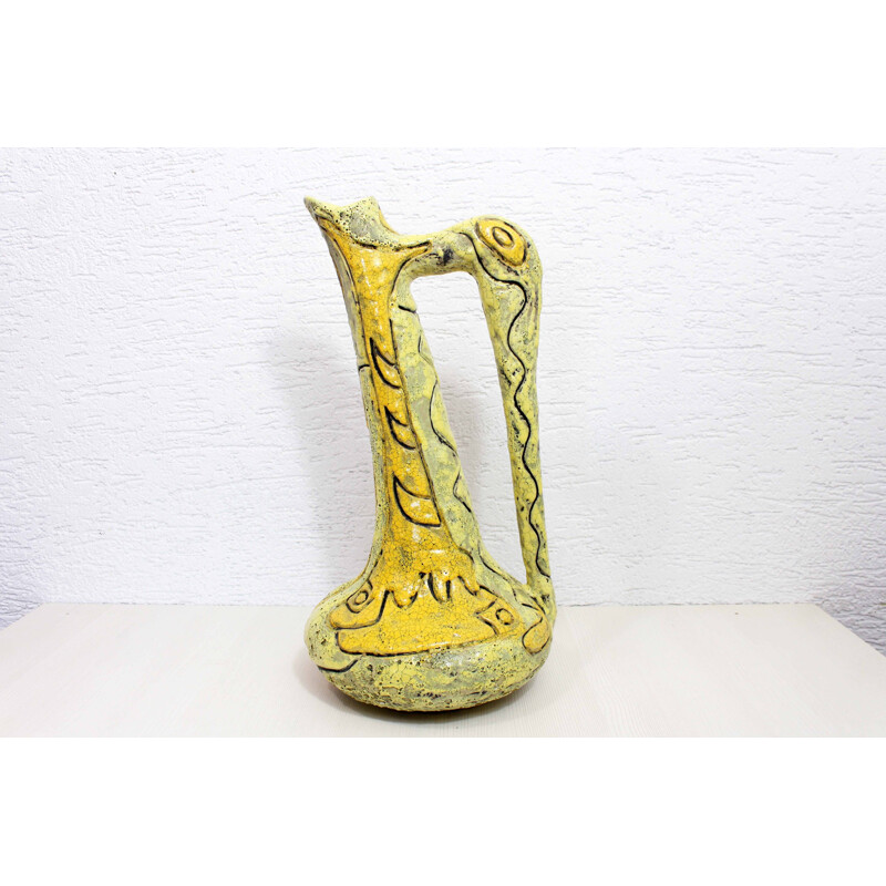 Vintage ceramic soliflore by J Schwegler, Switzerland 1960s