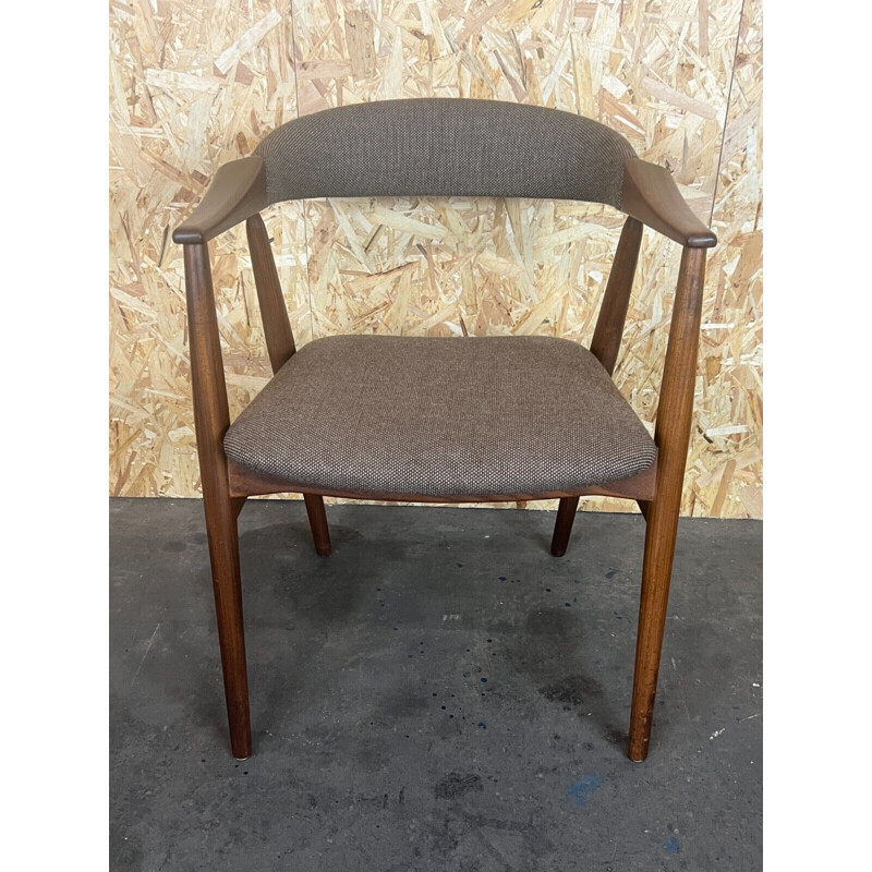 Vintage teak desk armchair by Th. Harlev for Farstrup, 1960s