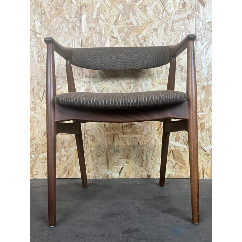 Vintage teak desk armchair by Th. Harlev for Farstrup, 1960s