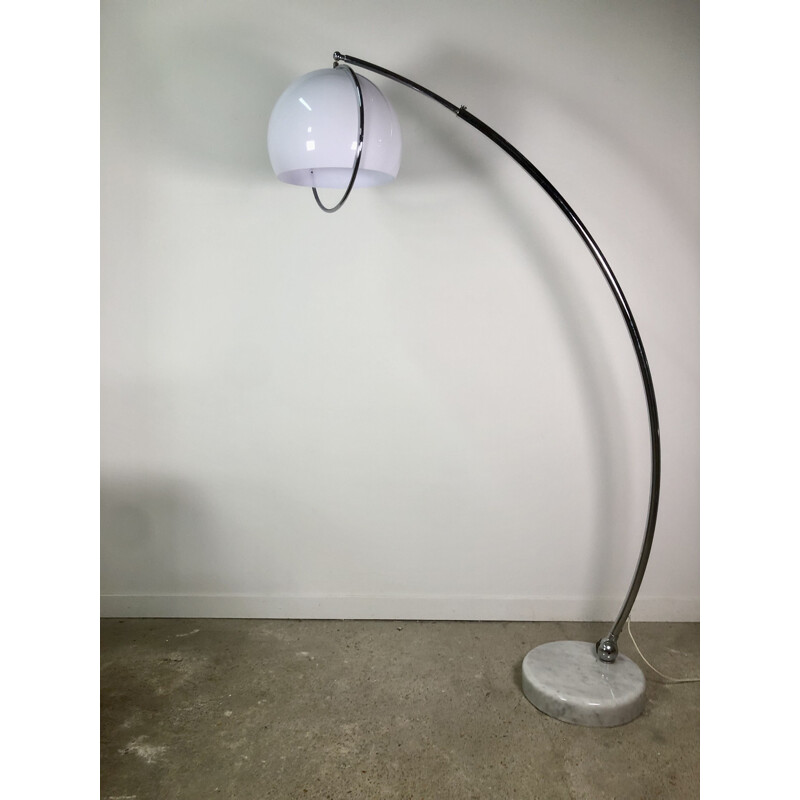 Vintage arc floor lamp by Gioffredo Reggiani, 1960