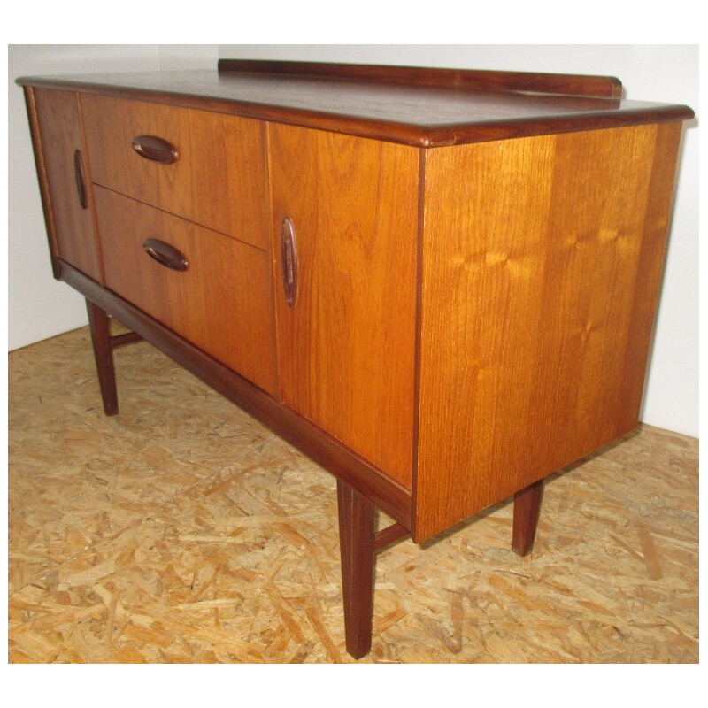 Small Nathan Furniture sideboard in honey teak - 1960s