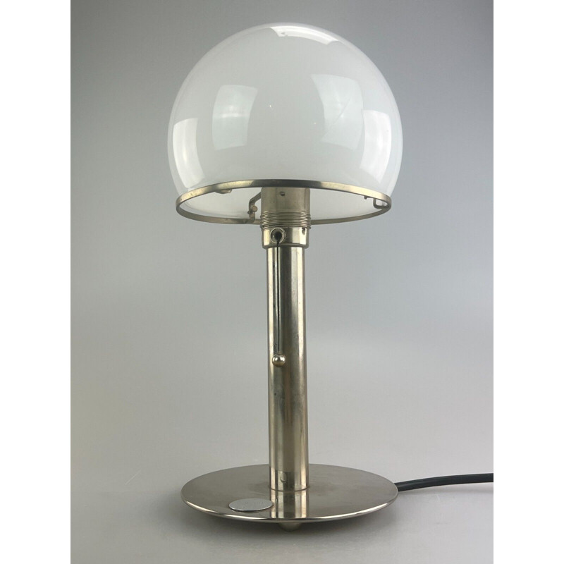 Wa 24 vintage tafellamp van Wilhelm Wagenfeld voor Tecnolumen