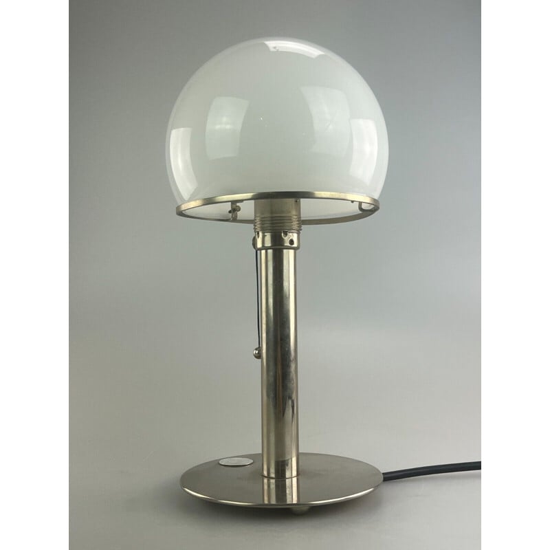 Lampe de table vintage Wa 24 par Wilhelm Wagenfeld pour Tecnolumen