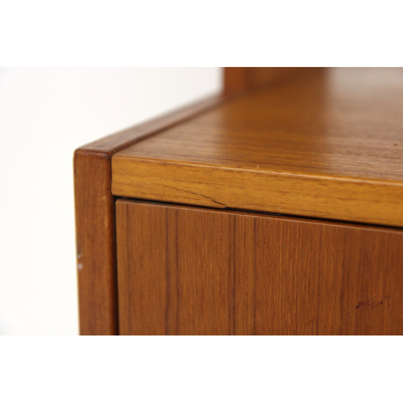 Vintage teak and beech bookcase, Sweden 1960