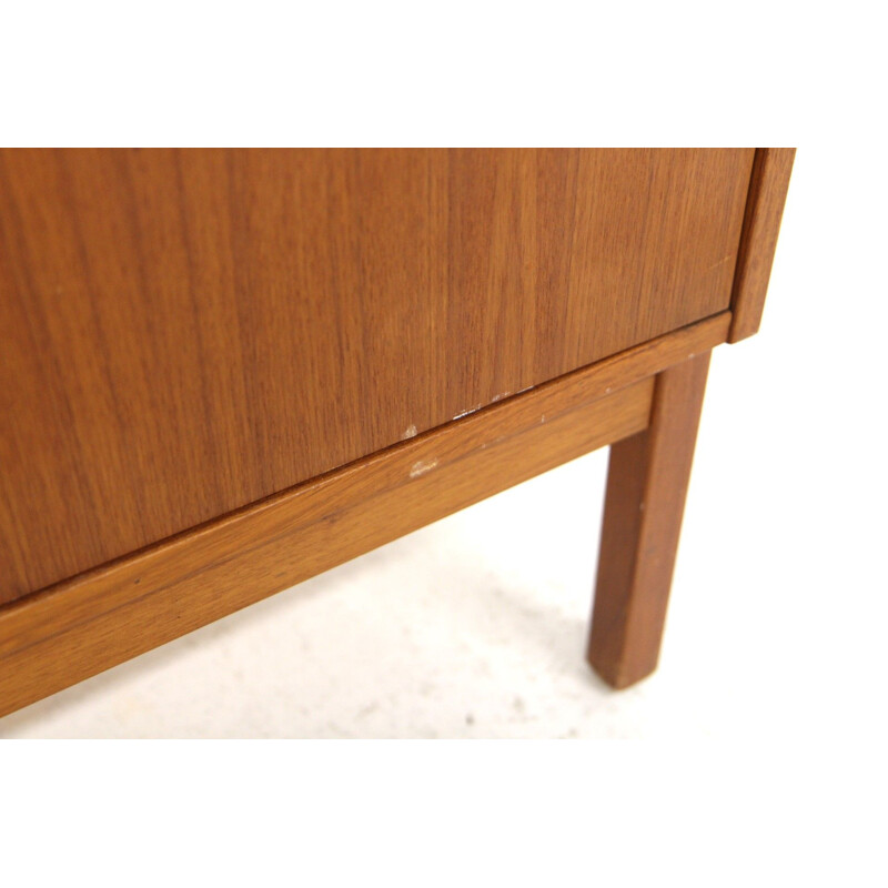 Vintage teak and beech bookcase, Sweden 1960