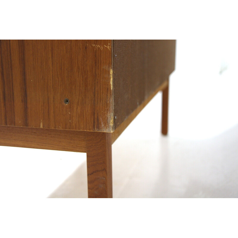 Vintage teak and beech bookcase, Sweden 1960