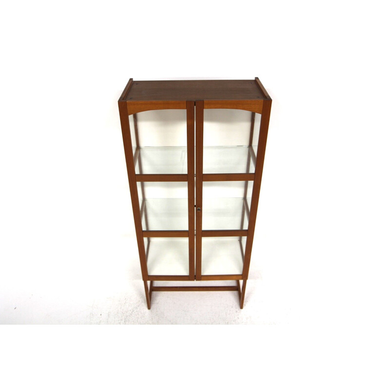 Vintage teak display cabinet, Denmark 1960