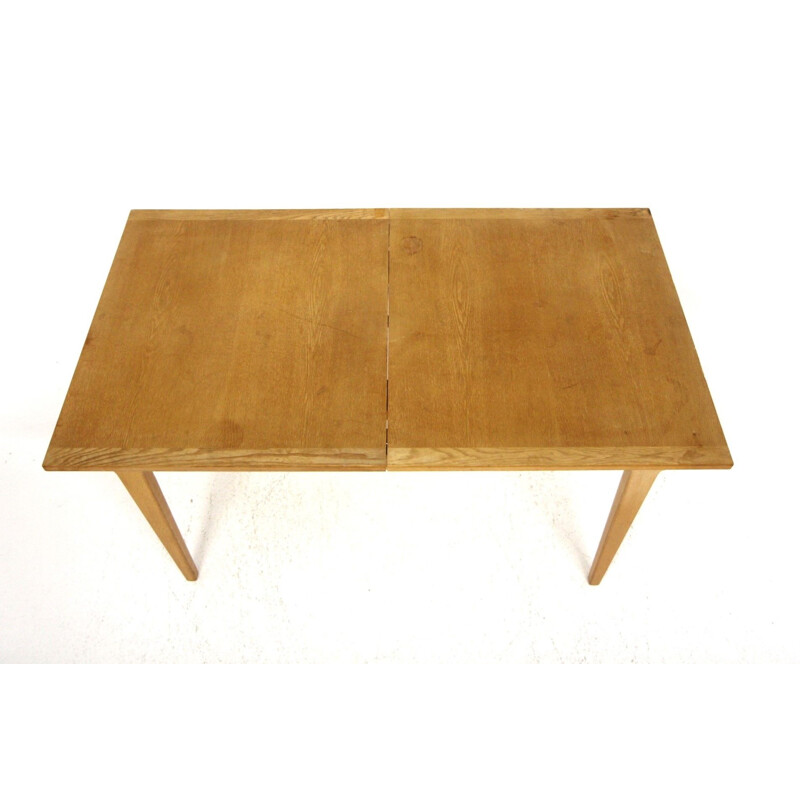 Vintage oakwood table, Sweden 1960