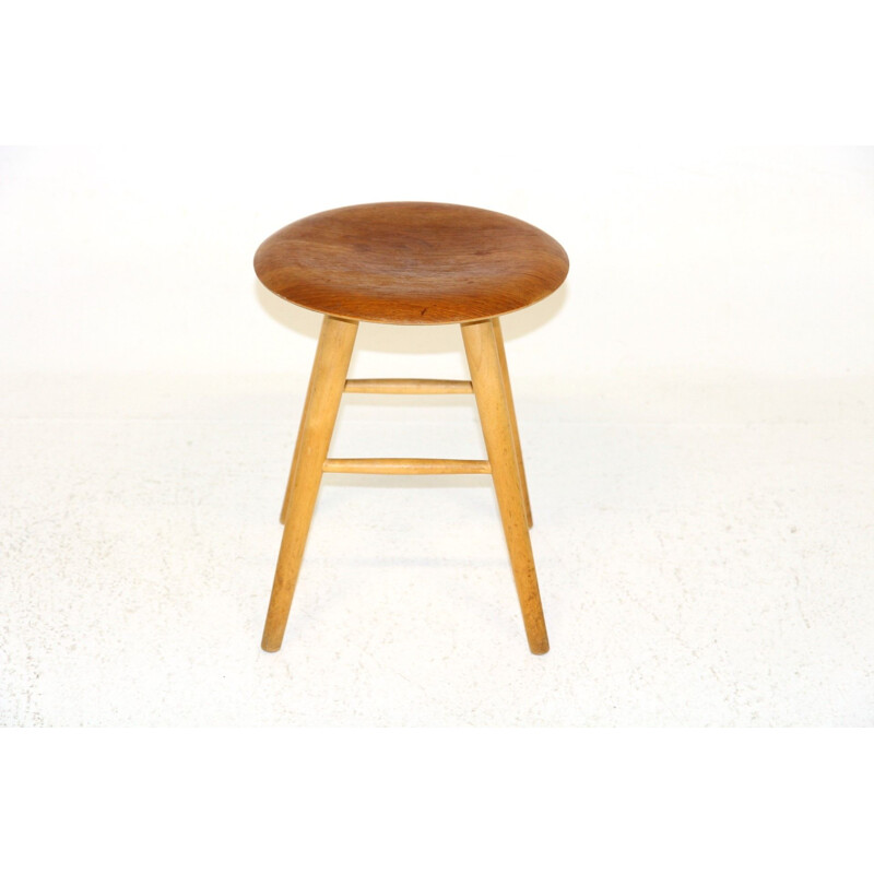 Vintage teak stool, Sweden 1960