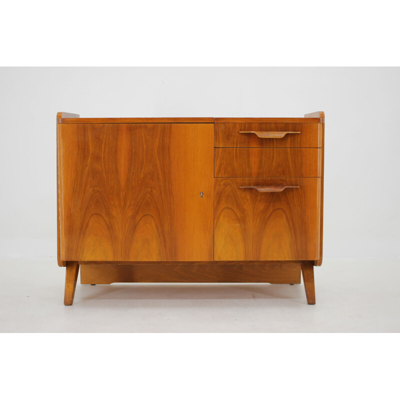 Vintage walnut storage cabinet by Tatra, Czechoslovakia 1960s