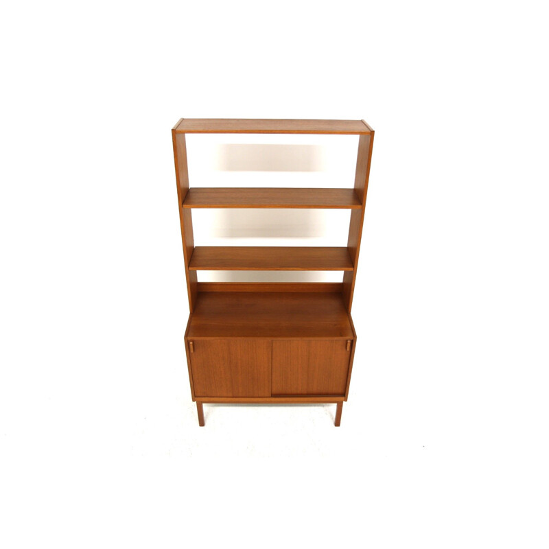 Vintage teak bookcase by Bertil Fridhagen for Bodafors, Sweden 1960