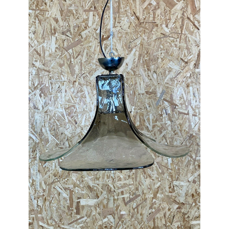 Vintage pendant lamp by Carlo Nason for Mazzega Kalmar, 1960-1970s