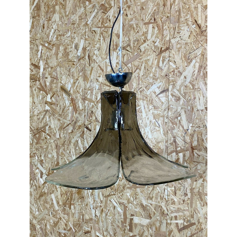 Vintage pendant lamp by Carlo Nason for Mazzega Kalmar, 1960-1970s