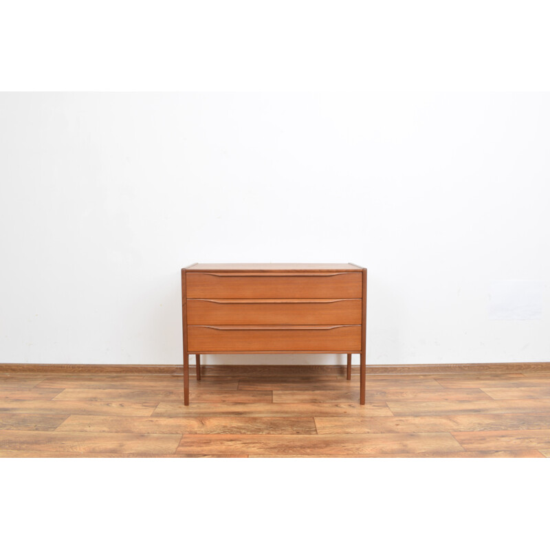 Mid-century Danish teak chest of drawers by Kai Kristiansen for Aksel Kjersgaard, 1960s