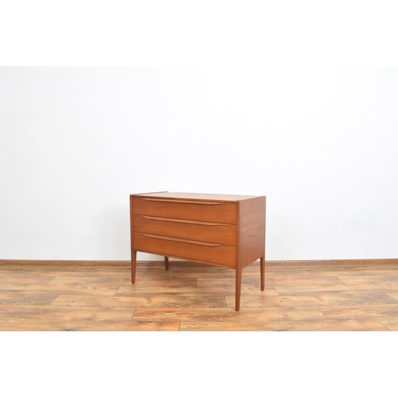 Mid-century Danish teak chest of drawers by Kai Kristiansen for Aksel Kjersgaard, 1960s