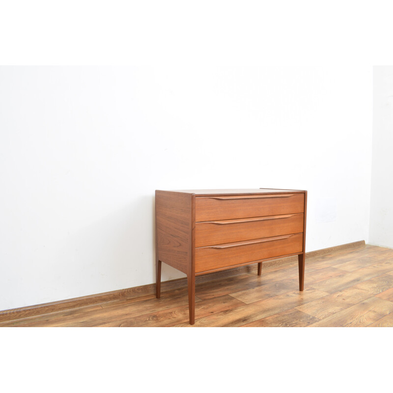 Mid-century Danish teak chest of drawers by Kai Kristiansen for Aksel Kjersgaard, 1960s