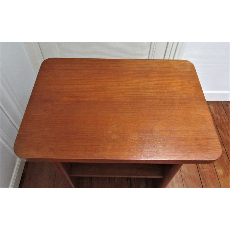 Estantería de madera vintage, 1960