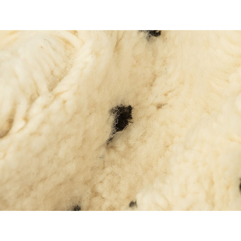 Tapis berbère vintage dalmatien en laine, Maroc