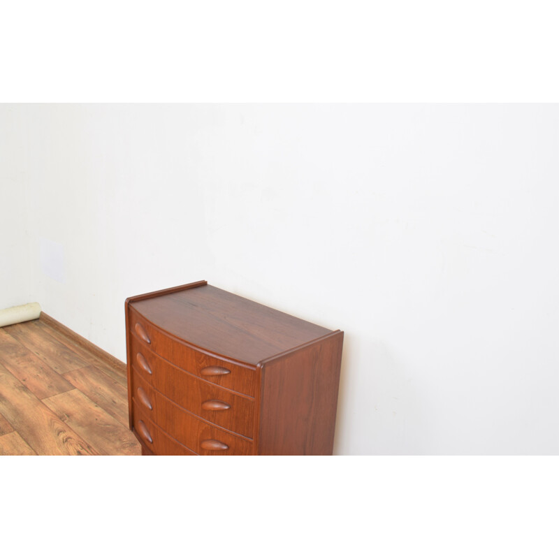 Mid-century Norwegian teak chest of drawers, 1960s