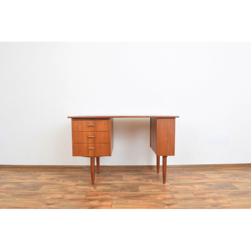 Mid-century Danish teak desk, 1960s