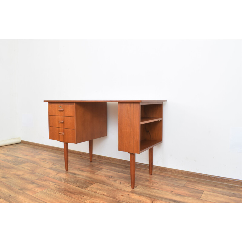 Mid-century Danish teak desk, 1960s