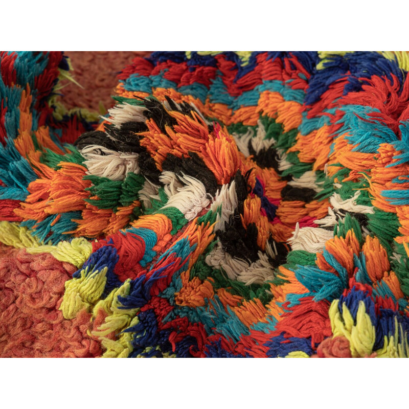 Tappeto berbero vintage boujad in lana, Marocco