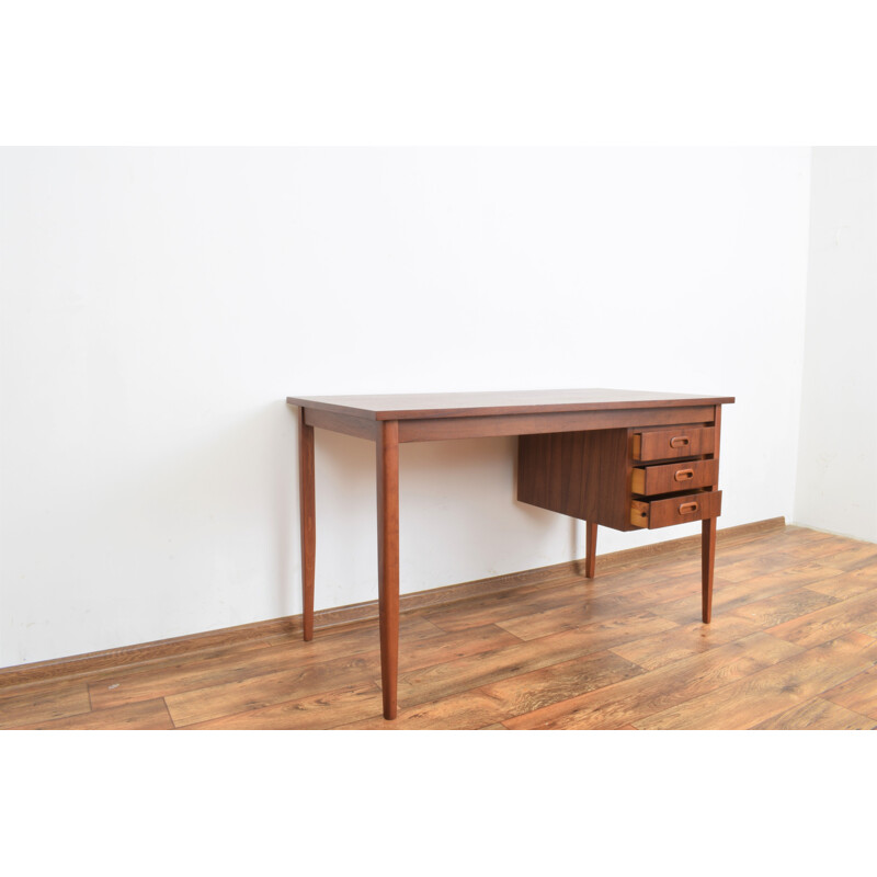 Mid-century Danish teak desk, 1960s