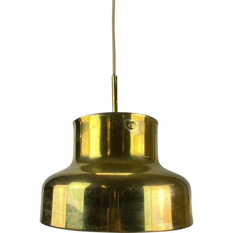 Vintage messing hanglamp van Anders Pehrson voor Atelje Lyktan, 1960-1970