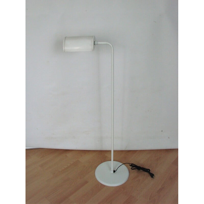 Vintage lacquered metal floor lamp by Abo Randers, Denmark 1970s