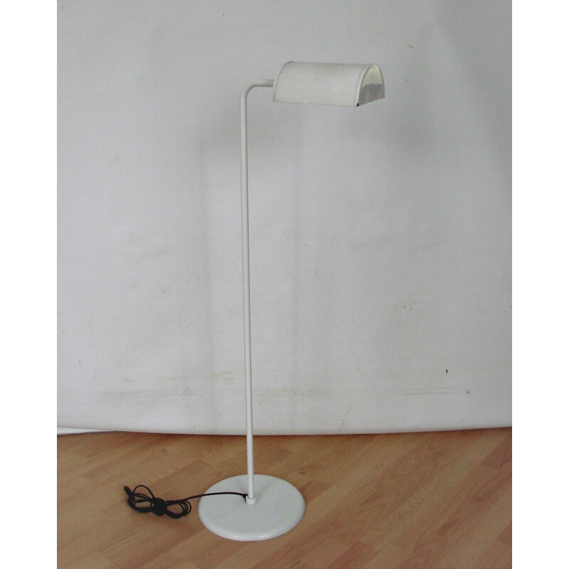 Vintage lacquered metal floor lamp by Abo Randers, Denmark 1970s