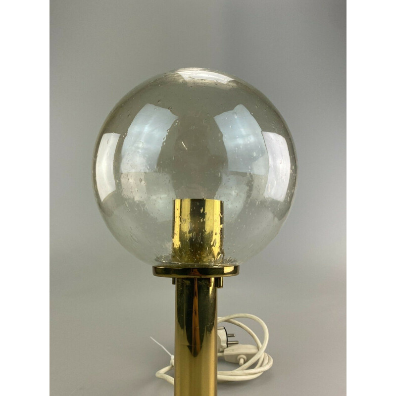 Vintage spherical brass lamp, 1960