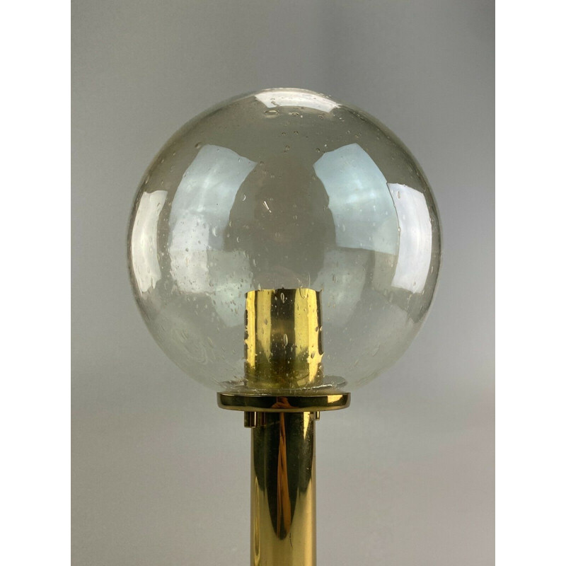 Vintage bolvormige messing lamp, 1960