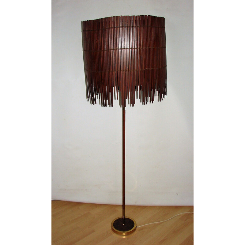 Dänische Vintage-Stehlampe aus Teakholz, 1960