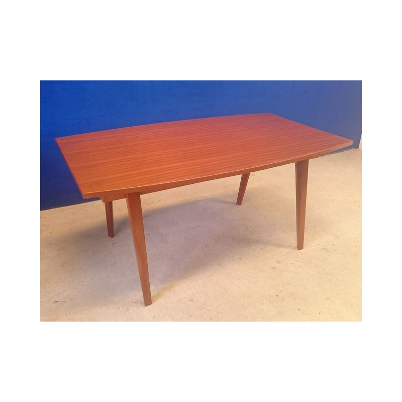 Compass feet dining table, André SORNAY - 1950s