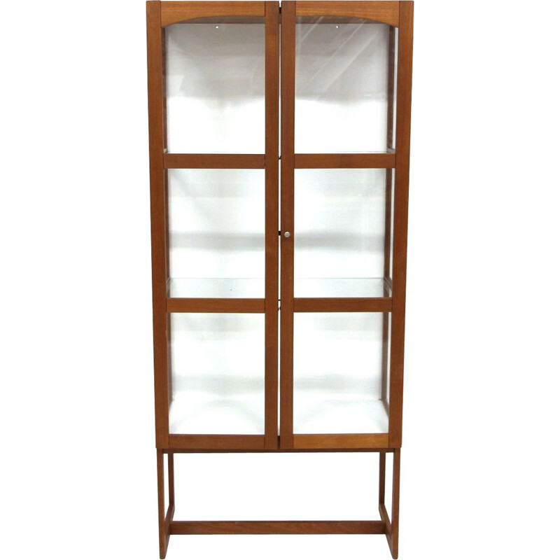 Vintage teak display cabinet, Denmark 1960