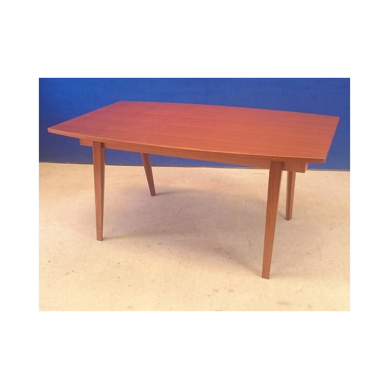 Compass feet dining table, André SORNAY - 1950s