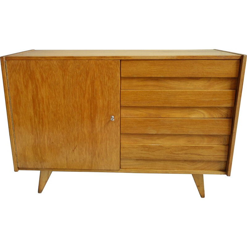 Vintage sideboard model U458 by Jiroutek for Interier Praha, 1960s