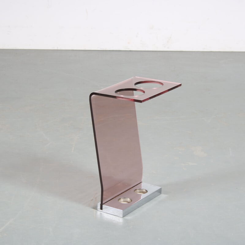 Vintage plexiglass umbrella stand by Michel Dumas, France 1970s