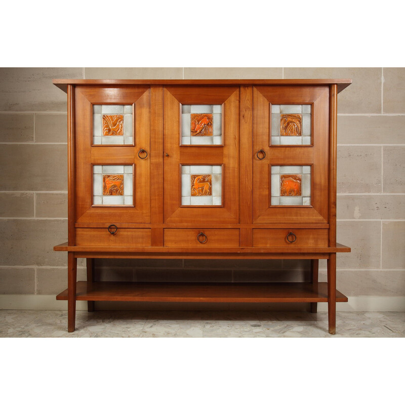 Cherry wood sideboard - 1950s