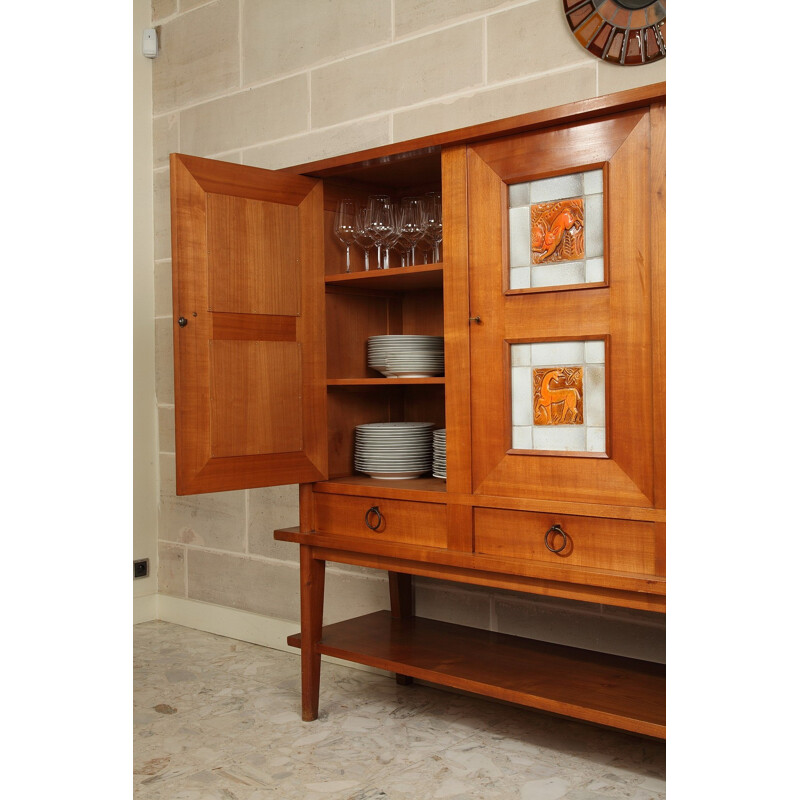 Cherry wood sideboard - 1950s