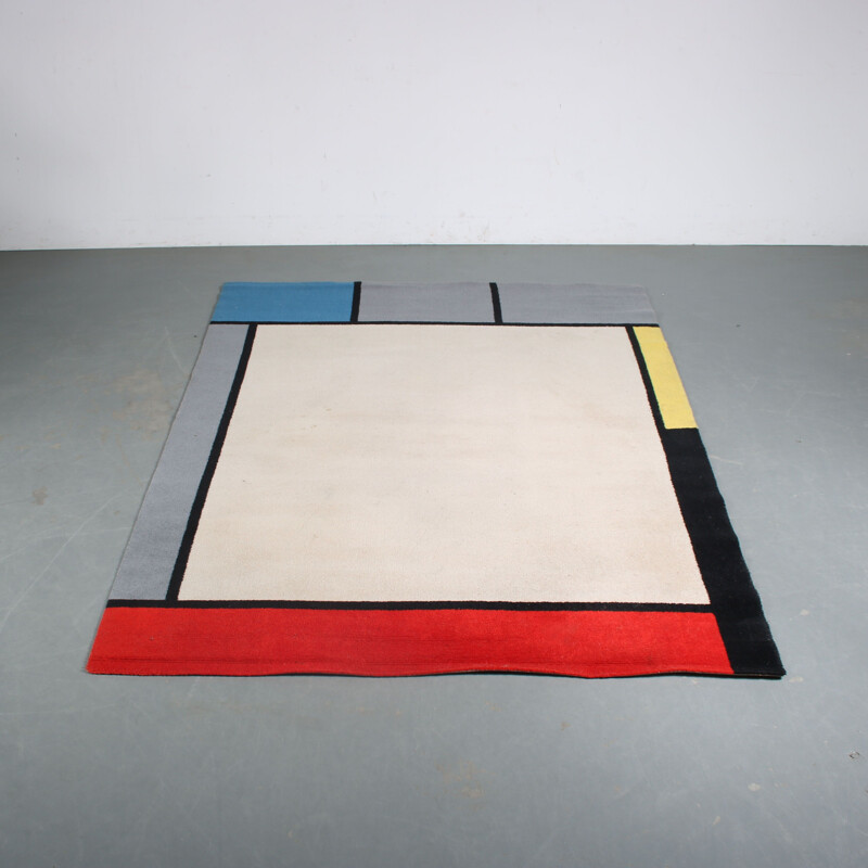 Vintage Mondriaan rug by Desso, Netherlands 1980s