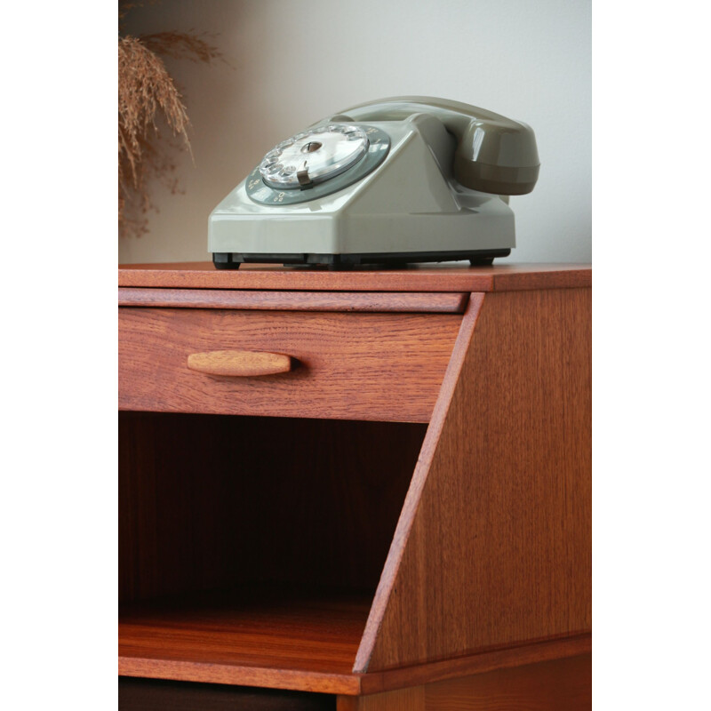 Vintage telephone seat by Chippy Seats, England 1960