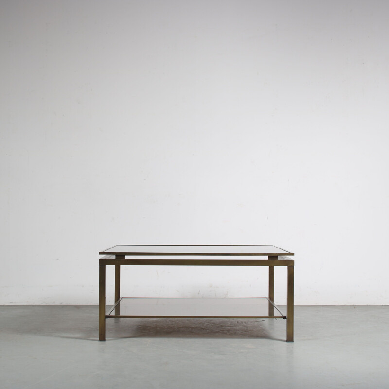 Vintage coffee table by Guy Lefevre for Maison Jansen, France 1970s