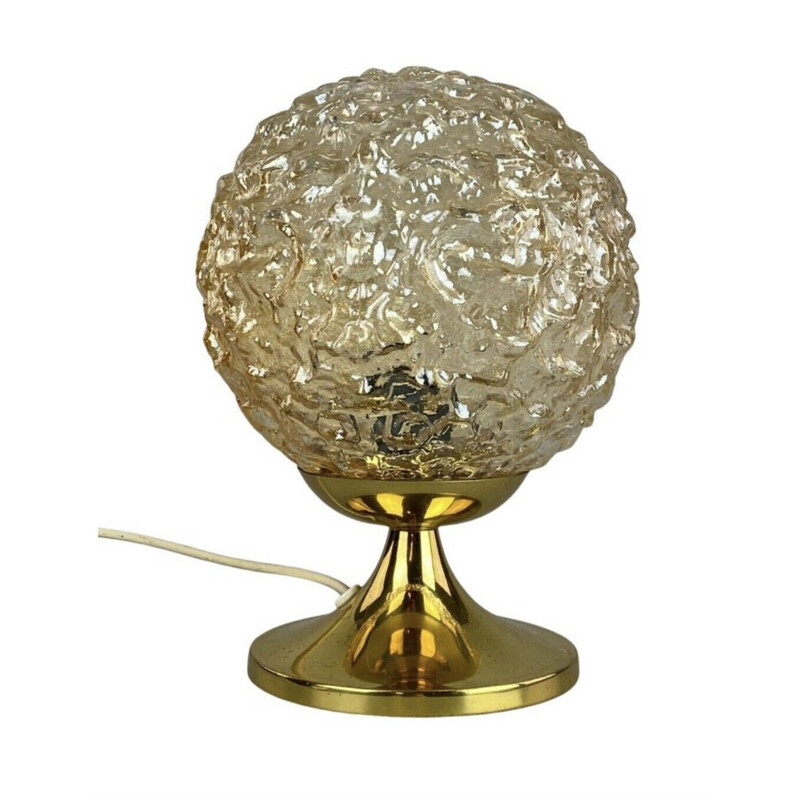 Vintage spherical table lamp, 1960-1970s