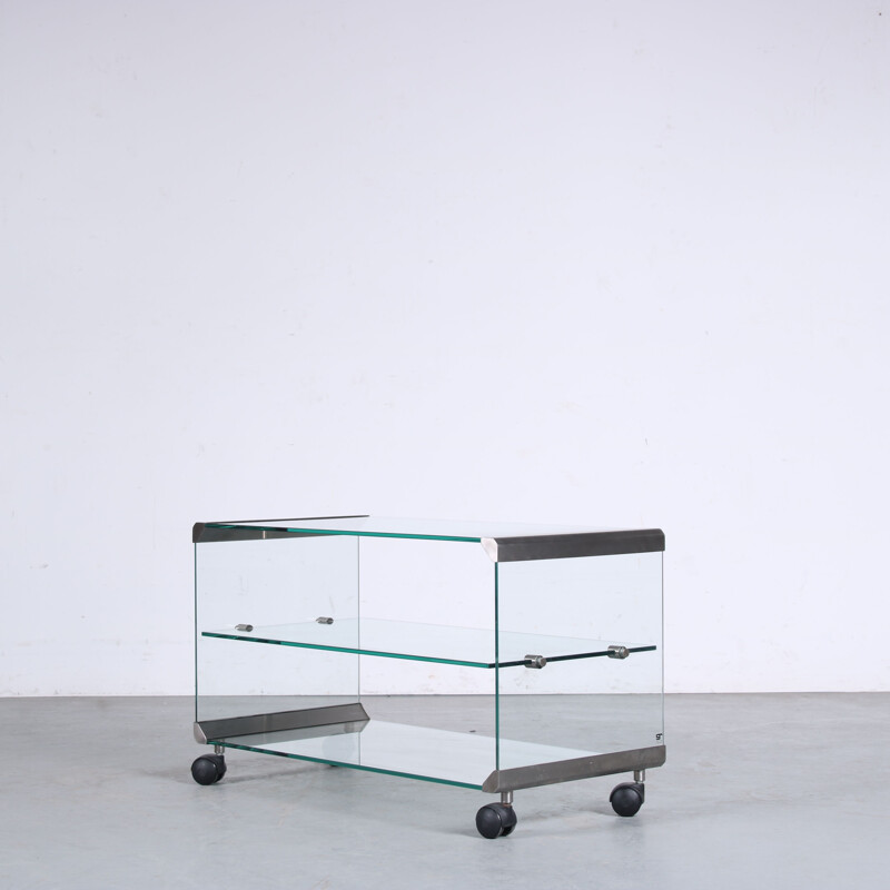 Vintage trolley by Pierangelo Gallotti for Gallotti & Radice, Italy 1970s