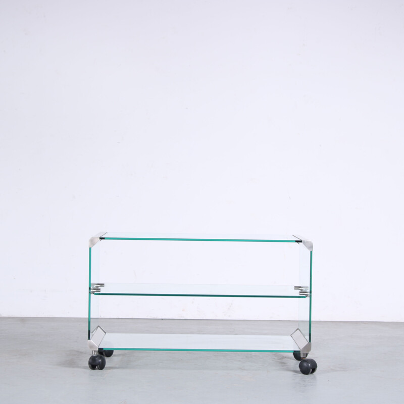 Vintage trolley by Pierangelo Gallotti for Gallotti & Radice, Italy 1970s