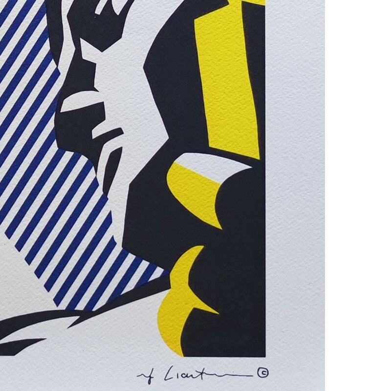 Vintage lithograph by Roy Lichtenstein, 1980s